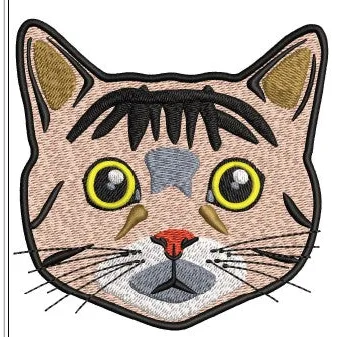Cat Embroidery Design