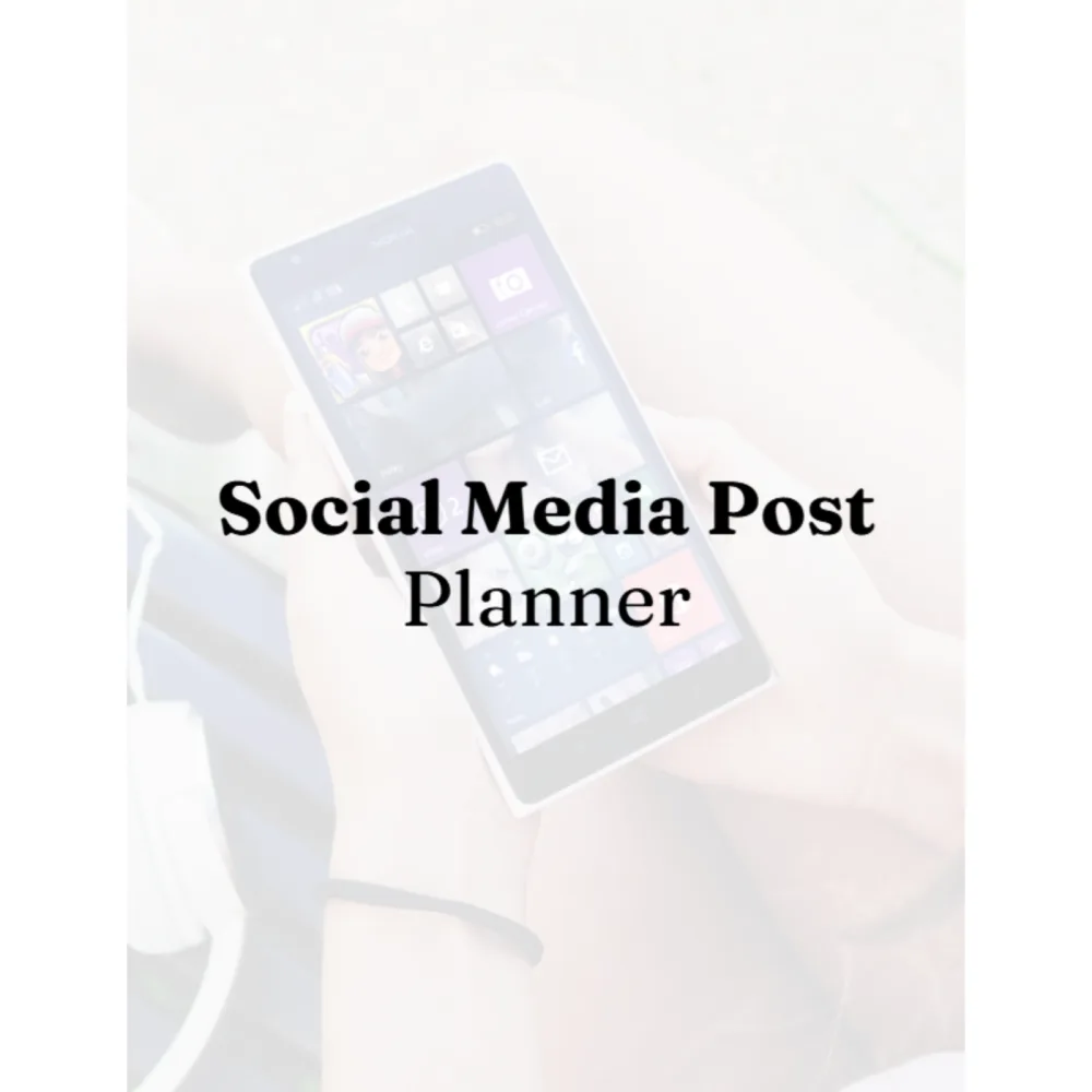 Social Media Post Planner Bundle 18