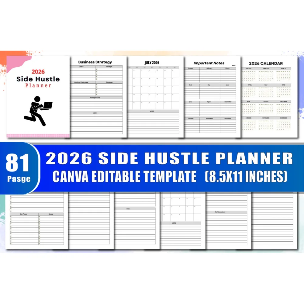 Side Hustle Planner