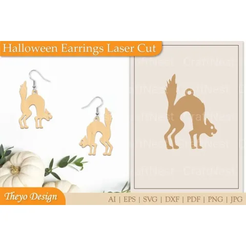 Halloween Earrings SVG Bundles