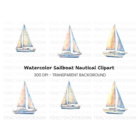 Sailboat Clipart Bundle