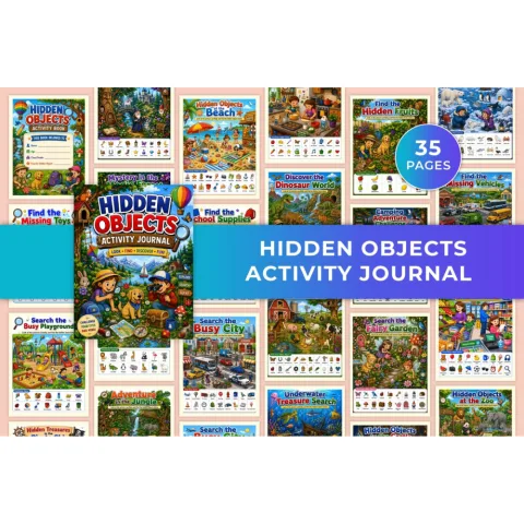 Hidden Objects Activity Journal
