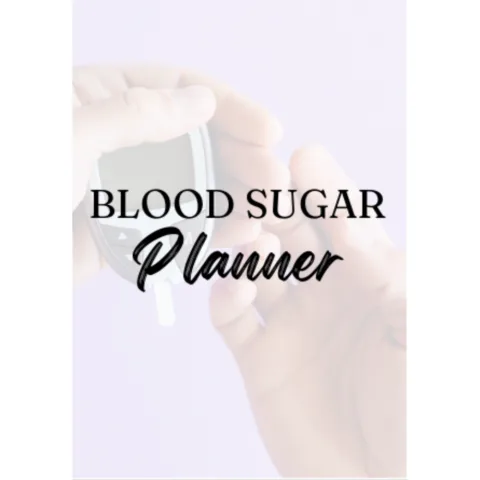 Blood Sugar Planner Bundle