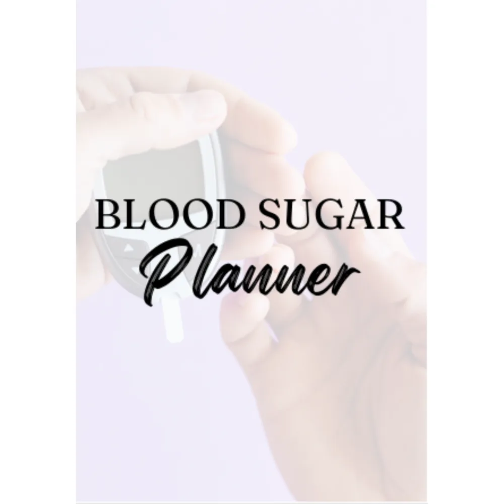 Blood Sugar Planner Bundle