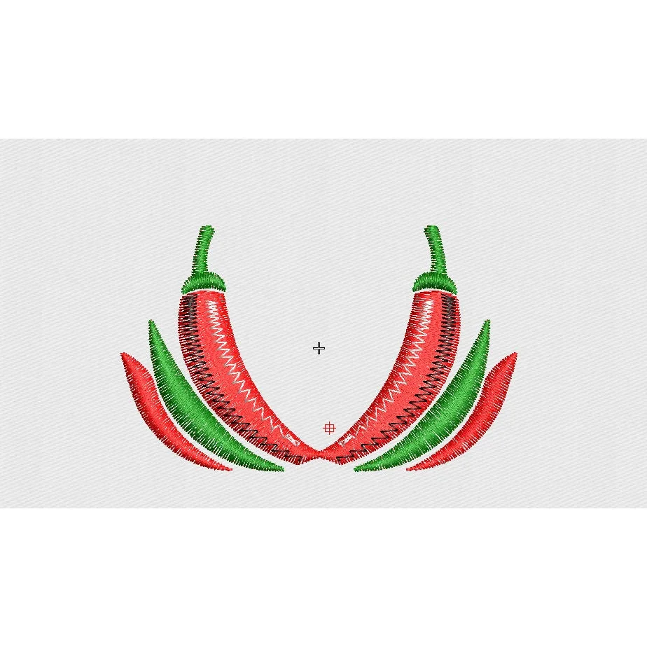 Chilli Embroidery Design