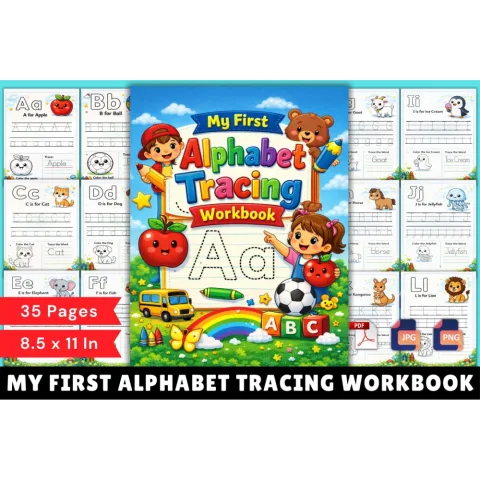 My First Alphabet Tracing Guide