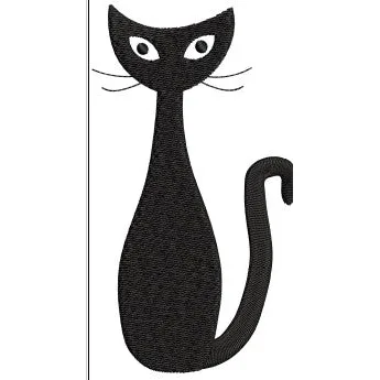 Cat Embroidery Design