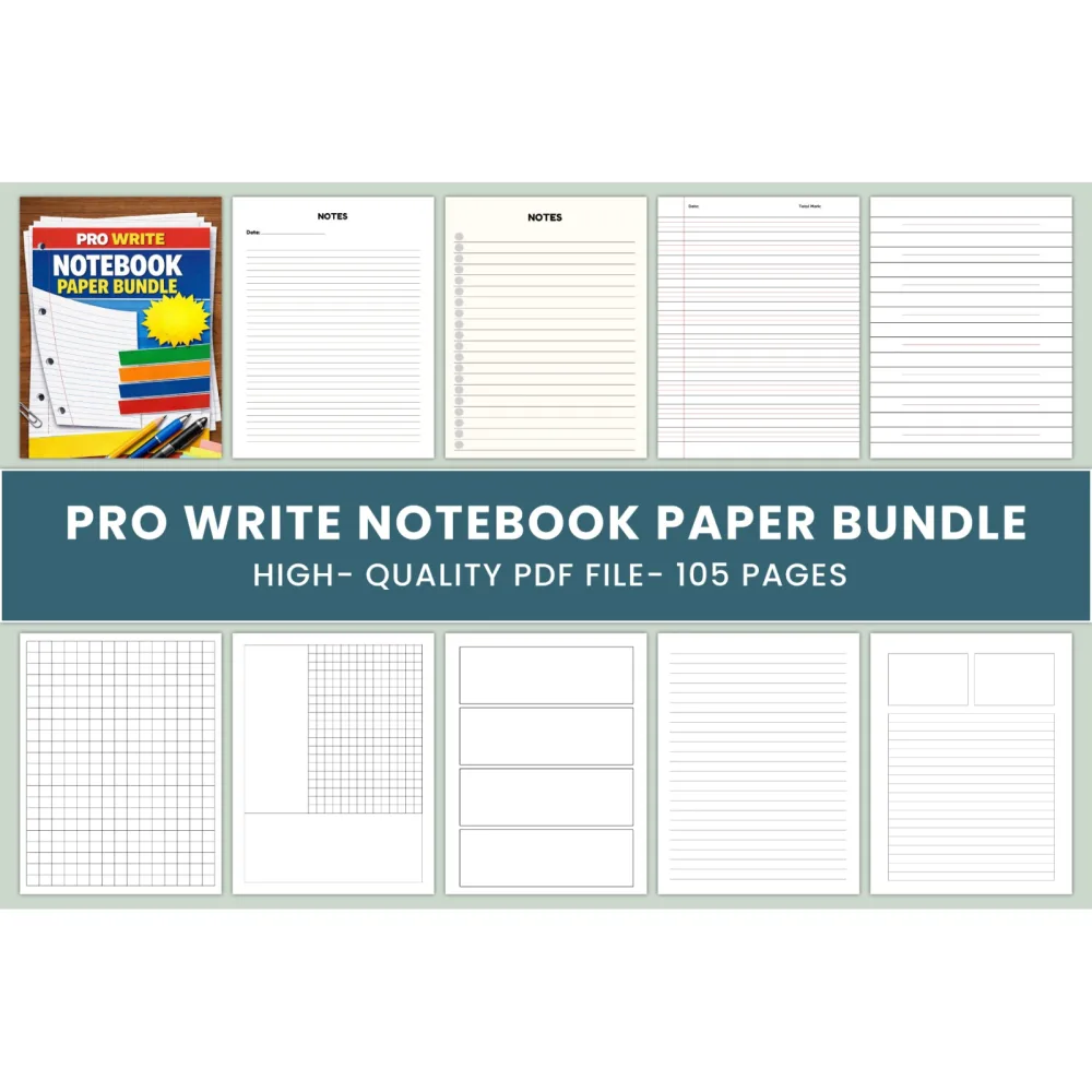 Pro Write Notebook Journal