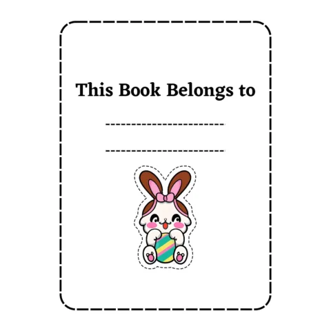 Cute Bunny Scissor Skills Worksheets