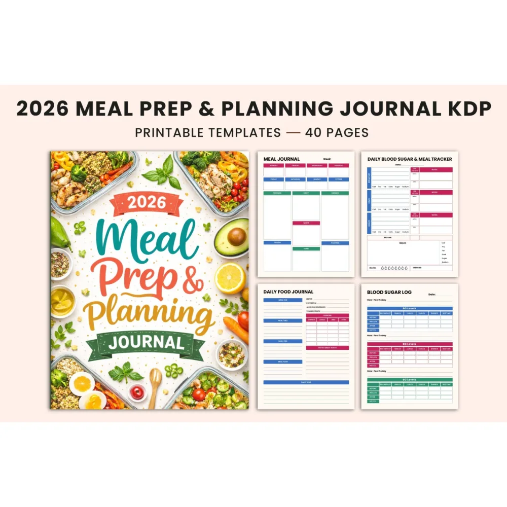 Meal Prep Planning Journal
