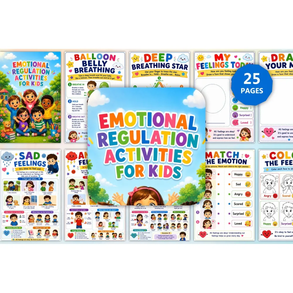 Emotional Regulation Activities For Kids