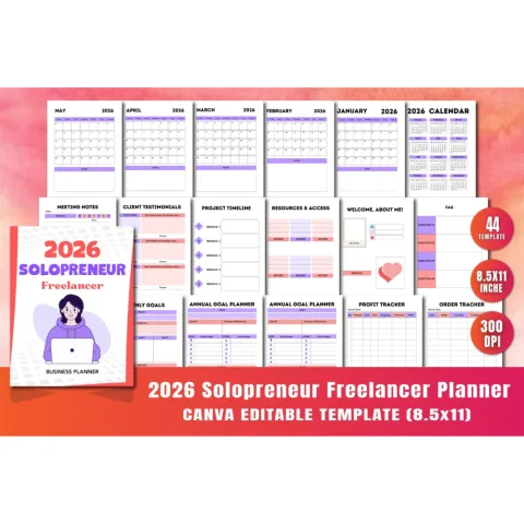 Solopreneur Freelancer Planner
