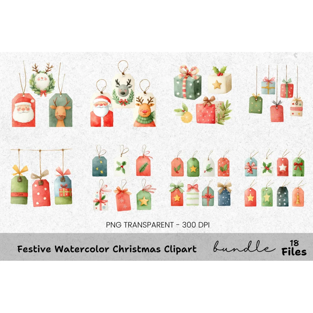 Christmas Clipart Bundle