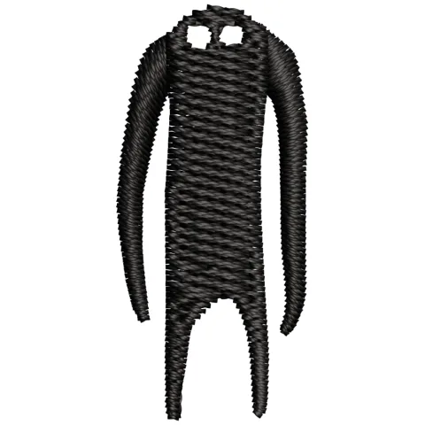 Ghost Man Embroidery Design