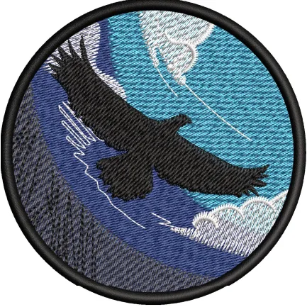 Eagle Patch Embroidery Design