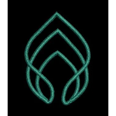 Interlocking Petal Symmetry Embroidery Design