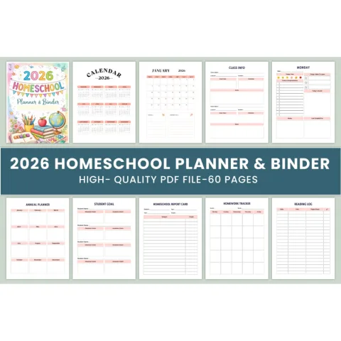 Homeschool Binder Planner