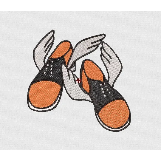 Shoes Embroidery Design