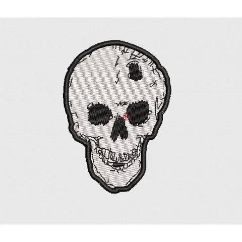 Skull Embroidery Design