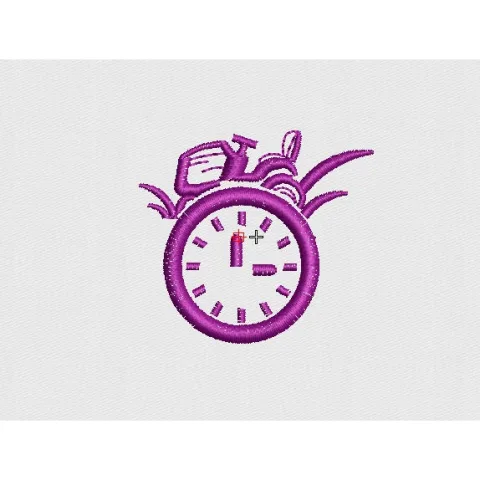 Watch Embroidery Design