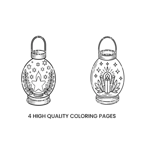 Lantern and Planner Coloring Books Coloring Books