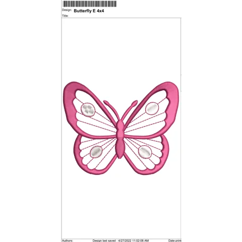Butterfly Embroidery Design