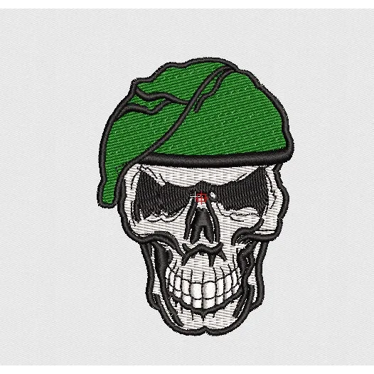 Skull Embroidery Design