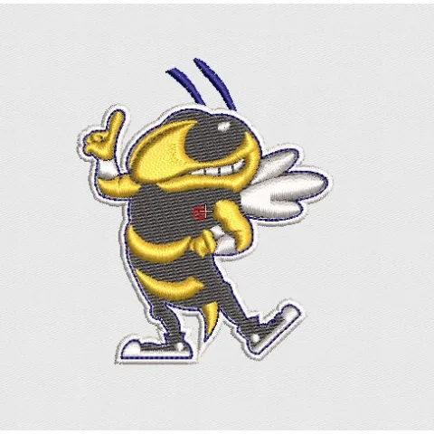Bee Embroidery Design