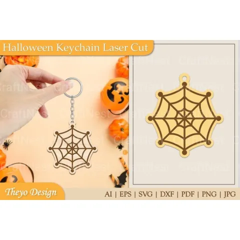 Halloween Keychain SVG Bundle
