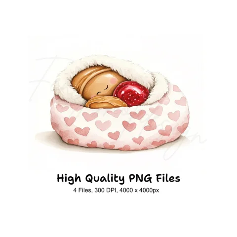 Snuggly Peanut Butter Jelly Clipart Bundle