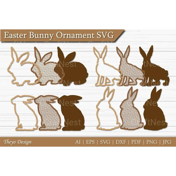 Easter Bunny SVG Bundle