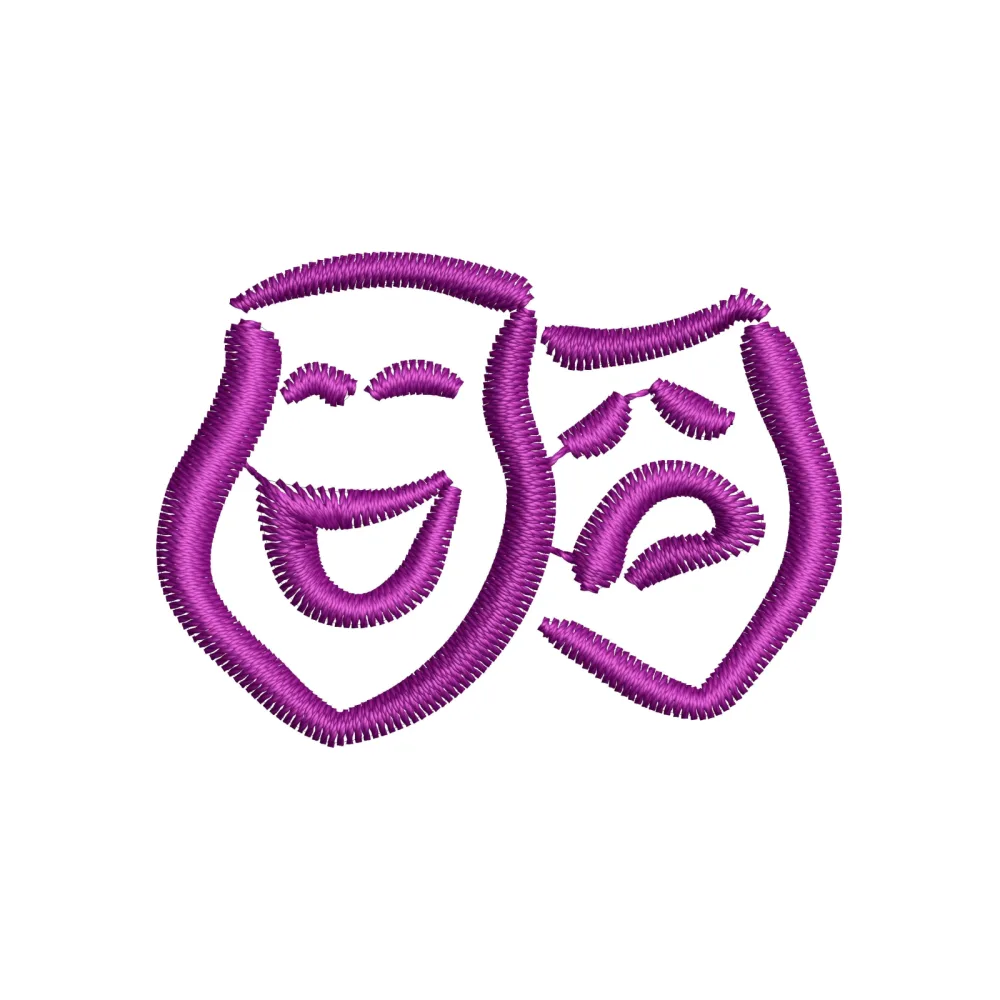 Drama Embroidery Design