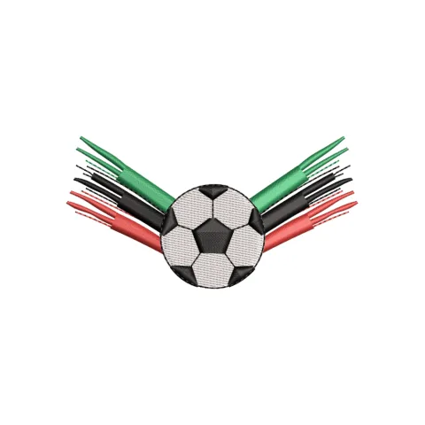 Football Multi Embroidery Design