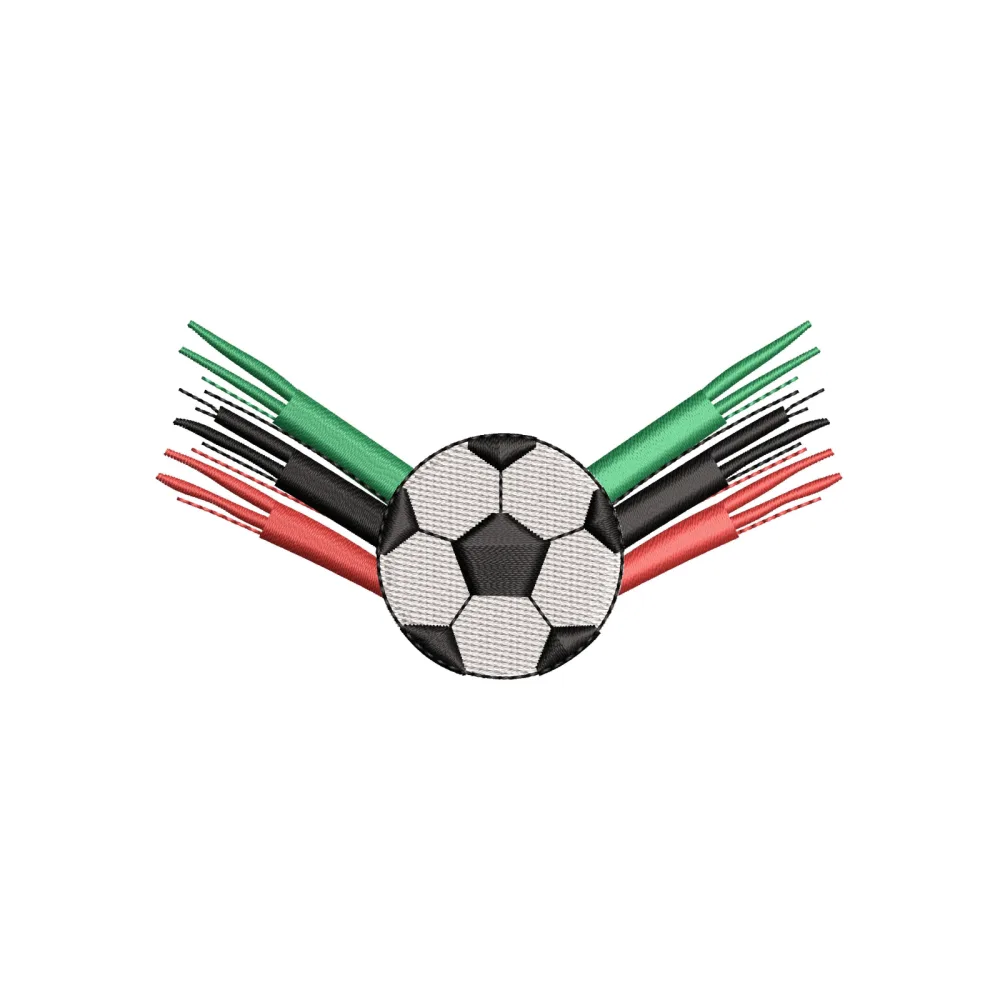 Football Multi Embroidery Design