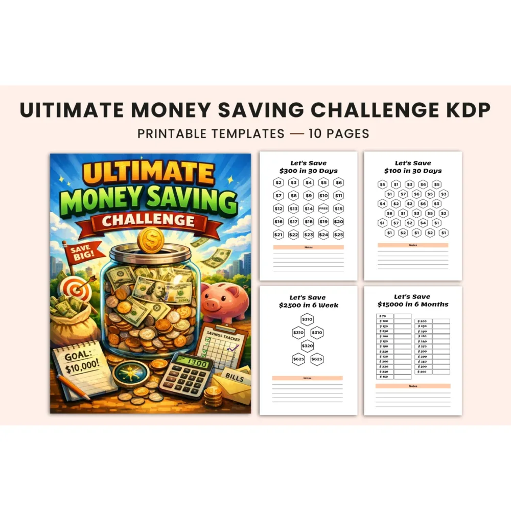 Ultimate Money Saving Challenge Planner