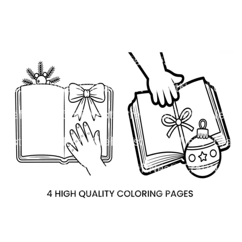 Christmas Santa BoyPlanner Coloring Books
