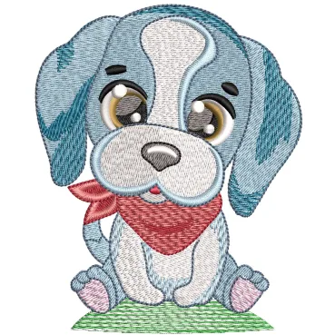 Dog Embroidery Design