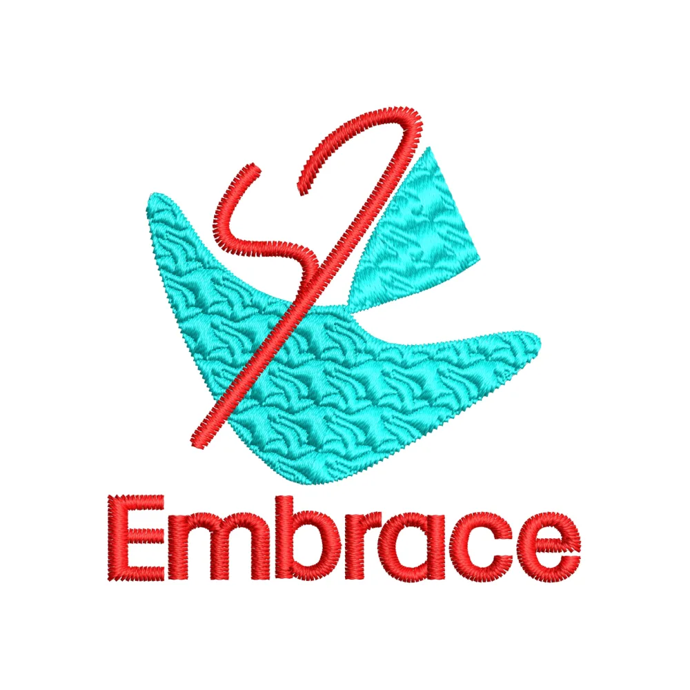 Embrace Embroidery Design
