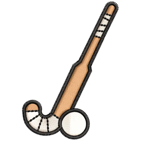 Hockey Embroidery Design