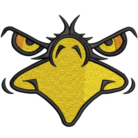 Eagle Face Embroidery Design