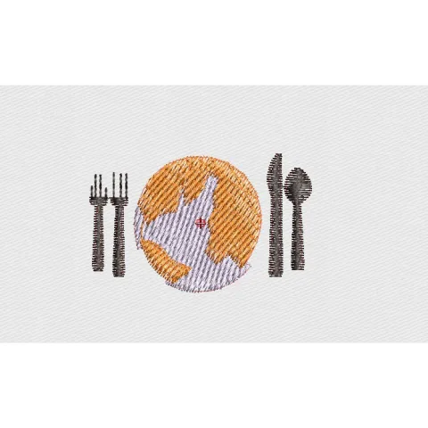 Catering Embroidery Design