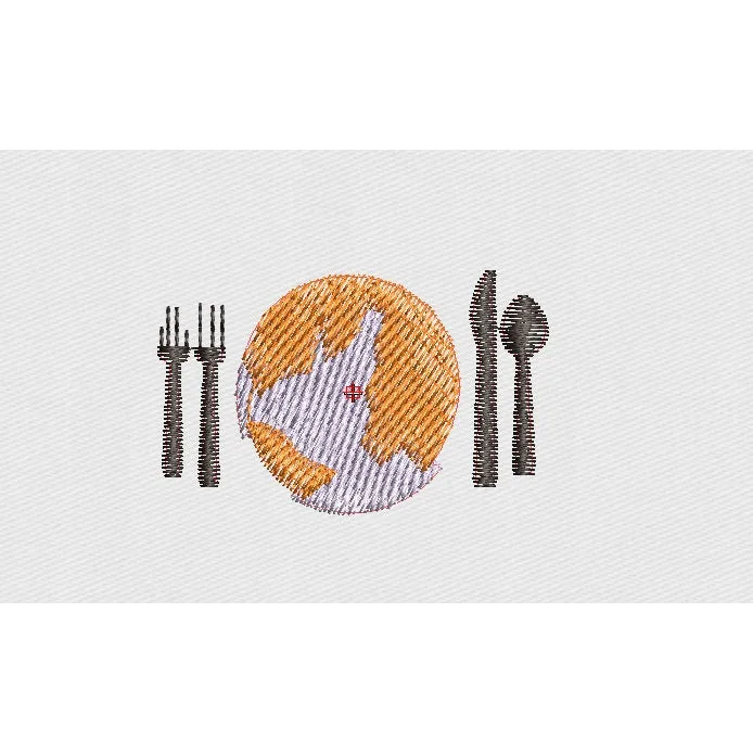 Catering Embroidery Design