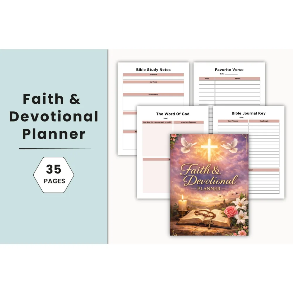 Faith Devotional Planner