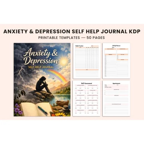 Anxiety & Depression Self-Help Journal
