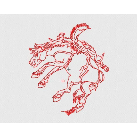 Horse Embroidery Design