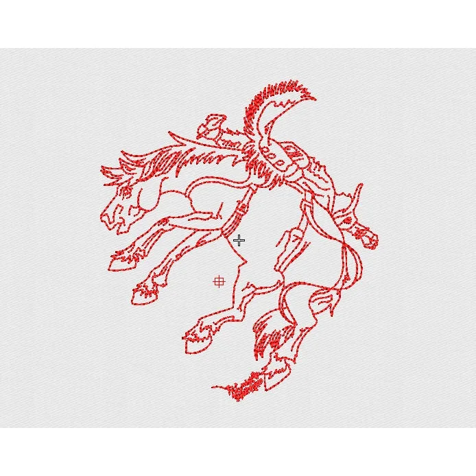 Horse Embroidery Design