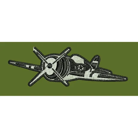 Airplane Embroidery Design
