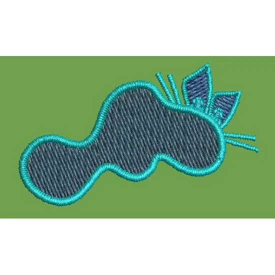 Abstract Creature Embroidery Design