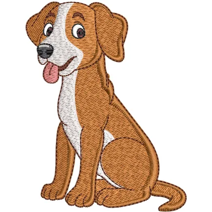 Dog Embroidery Design