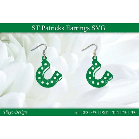 St Patrick's Day Earrings SVG Bundle